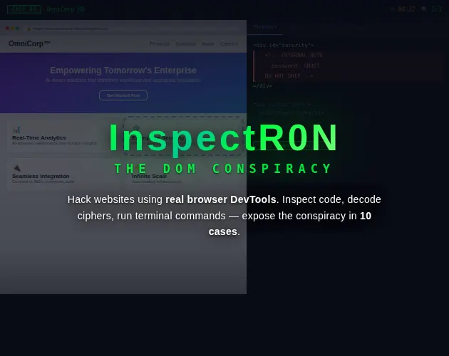 InspectR0N: The DOM Conspiracy